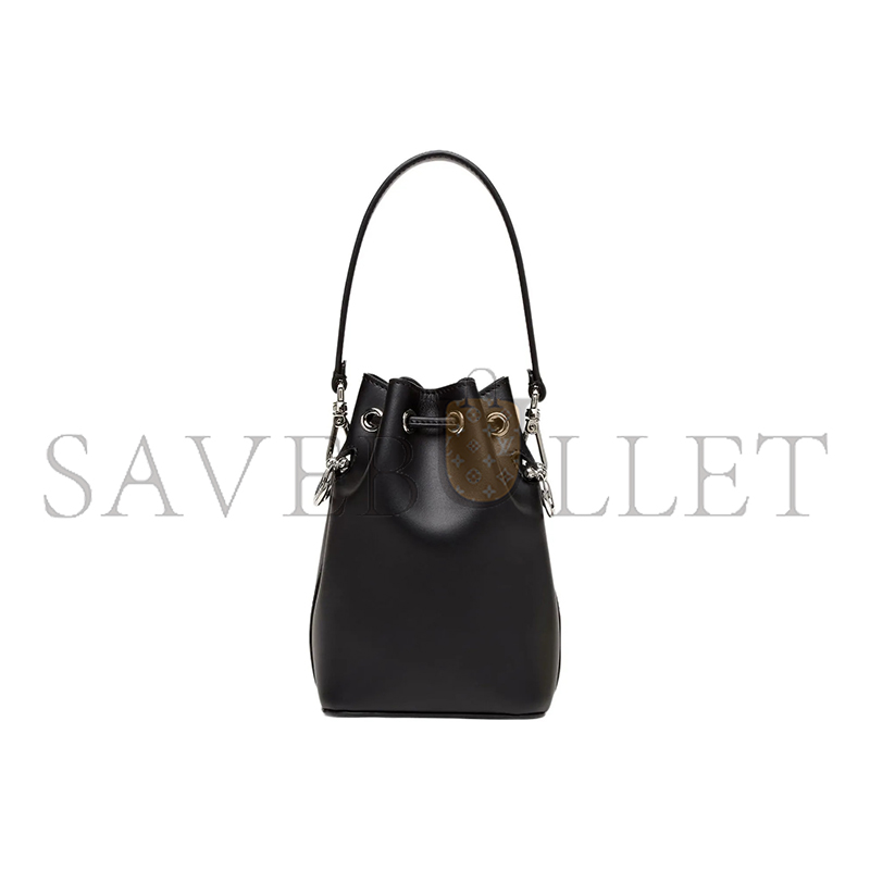 FENDI MINI MON TRESOR BUCKET BAG BLACK 8BS010AC9LF1L2Z (18*12*10m)